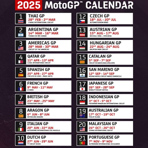 F1 Calendar, Motogp Race, Circuit Of The Americas, Brno, Moto Gp, Motogp, Red Bull, Ducati, Circuit