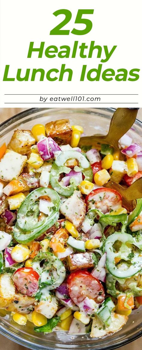 Healthy Lunch Recipes: 25 Easy Healthier Meal Ideas for Lunch — Eatwell101 Meal Ideas For Lunch, Healthy Cold Lunches, Ideas For Lunch, Health Lunches, Cheap Lunch, Easy Healthy Lunch Recipes, Healthy Lunches For Work, Quick Healthy Lunch, Cold Lunches