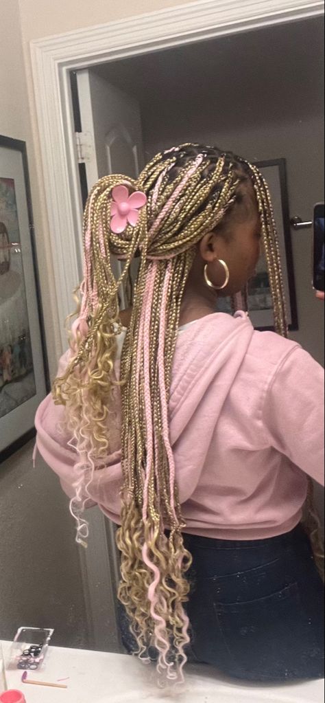 Chic Natural, Twisted Hair, Blonde Braids, Box Braids Hairstyles For Black Women, Braided Hairstyles For Teens, Cute Braided Hairstyles, Quick Braided Hairstyles, Cute Box Braids Hairstyles, Pelo Afro