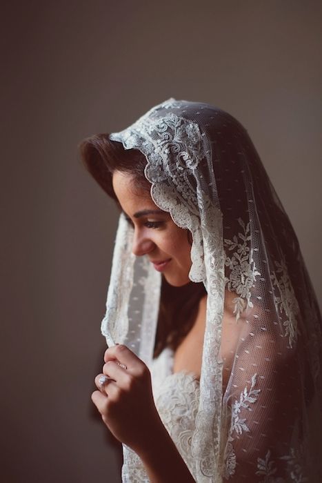 Mantilla veils are the ideal choice for a Spanish style wedding. Source: aljosa videtic photography #spanishtheme #bridalveils #mantilla Spanish Themed Weddings, Italian Wedding Dress, Spanish Style Wedding, Mantilla Veil, Amalfi Coast Wedding, Spanish Wedding, Boda Mexicana, Bridal Musings, Coast Wedding