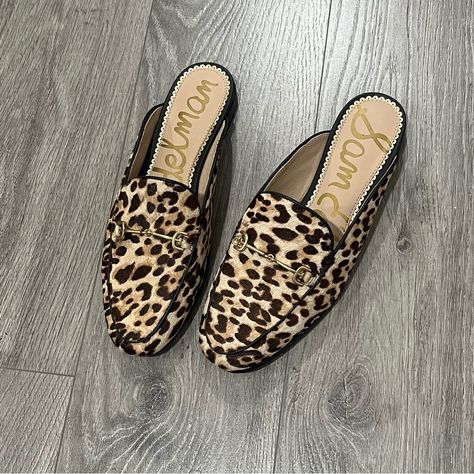 Retail $140 Easy To Wear Slip On Mules Real Calf Hair Leopard Print Upper Bit Hardware Almond Toe Size Up For Wide Feet 0.5” Heels Cushioned Leather Insoles Snake Mules Outfit, Mule Outfits Women, Mule Outfits, Mom Pic, Leopard Print Shoes, Fall Inspiration, Slip On Mules, Womens Mules, Calf Hair