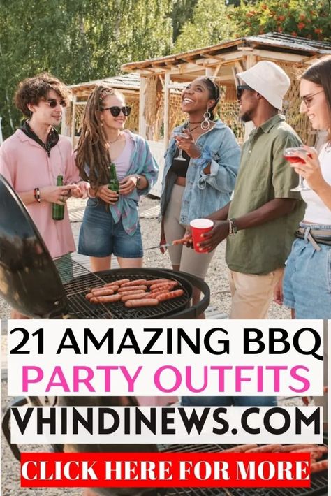 What to Wear for a Labor Day BBQ or Party Dress for Women: 21 BBQ Party Outfits 27 Backyard Cookout Outfit, Bbq Dress Outfit, Barbecue Outfits For Women, Bbq Party Outfits, Bbq Outfit Ideas, Cookout Outfit, Labor Day Bbq, Bbq Outfit, Dress With Ankle Boots