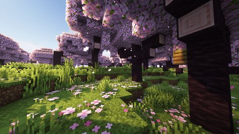 Minecraft Wallpaper For Pc, Minecraft Loading Screen, Minecraft Laptop Wallpaper, Minecraft Pc Wallpaper, Blossom Video, Minecraft Flowers, Minecraft Background, Minecraft Landscape, Design Effects