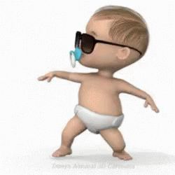 Dancing Baby GIF - Dancing Baby Pacifier - Discover & Share GIFs Dancing Baby Gif, Congratulations Gif, New Year Animated Gif, Happy Gif, Free To Use Images, Dancing Baby, Dancing Gif, Dance Humor, Let's Have Fun