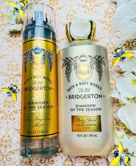 🐝Bath & Body Works + Bridgerton, Diamond of the Season!🐝 Look for my ASMR Reel/YouTube video & ALL my thoughts on this collection… | Instagram Bridgerton Diamond Of The Season, Bath And Body Works Bridgerton, Diamond Of The Season, Bath Stuff, My Posts, Beauty Ideas, My Thoughts, Body Mist, Bath Body