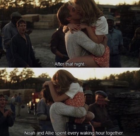 The Notebook Scenes, Notebook Movie Quotes, Notebook Movie, Nicholas Sparks Movies, Kaptan Jack Sparrow, The Notebook Quotes, Favorite Movie Quotes, Romantic Movie Quotes, I Love Cinema