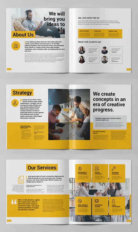 Corporate Square Brochure Template. 20 Pages Fundraising Brochure Design, Brochure Design Corporate, Corporate Booklet Design, Corporate Layout Design, Corporate Brochure Design Layout, Viewbook Design, Brochure Layout Design, Print Design Brochure, Design De Configuration