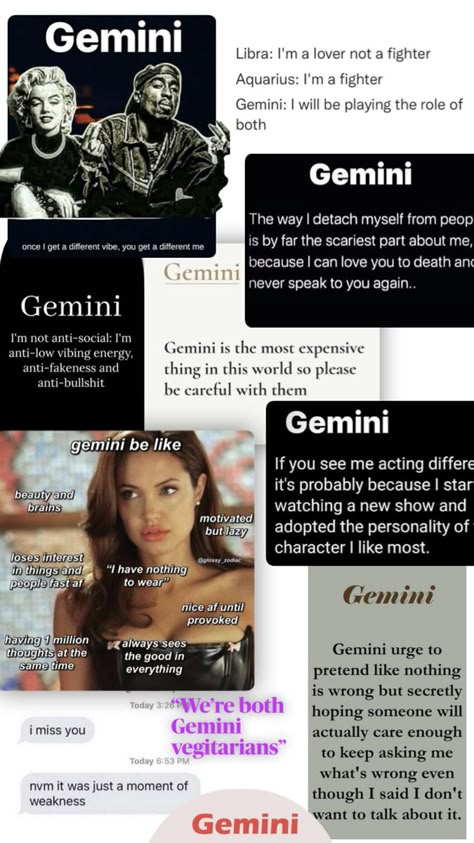 Zodiak Gemini, Gemini Zodiac Quotes, June Gemini, Gemini Personality, Gemini Traits, Gemini Girl, Zodiac Characters, Zodiac Signs Chart, Gemini Quotes