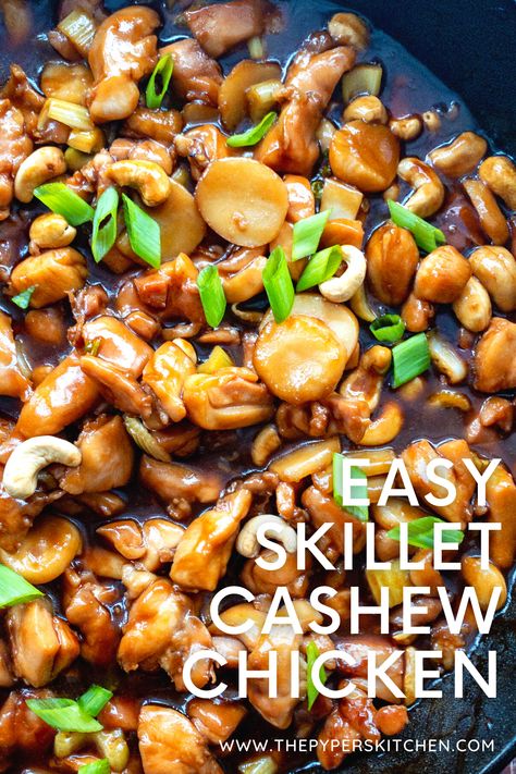 Chicken And Water Chestnut Stir Fry, Chinese Cashew Chicken Recipe, Waterchestnut Recipes Stir Fry, Chicken With Cashew Nuts Chinese, Recipe With Water Chestnut, Water Chestnut Recipes Stir Fry, Recipes With Water Chestnuts Meals, Water Chestnuts Recipes, Water Chestnut Recipes