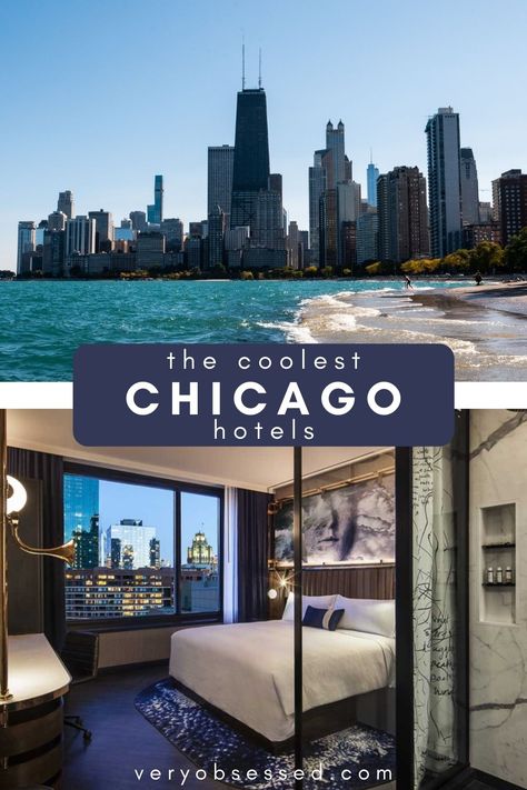 Chicago Where To Stay, Places To Stay In Chicago, Chicago Hotels With View, Chicago Hotels Downtown, Best Hotels In Chicago, Where To Stay In Chicago, Coolest Hotels, Chicago Murals, Old Town Chicago