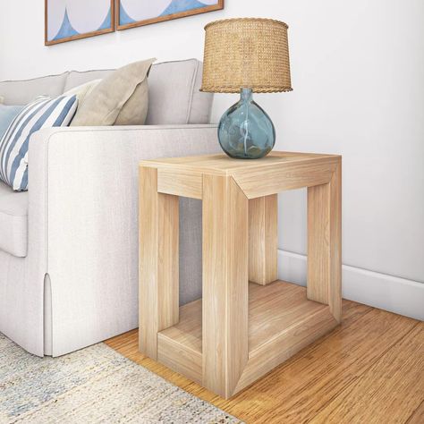 Side Tables - Bed Bath & Beyond Living Room With Storage, Room With Storage, Side Table With Shelf, Narrow End Table, Slim Side Table, Rectangular Side Table, Contemporary End Tables, Table For Small Space, Pine Table