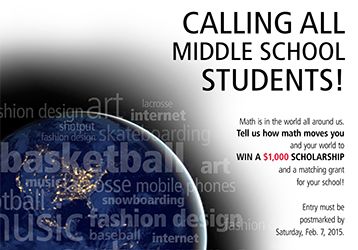 MathMovesU Middle School Scholarship College Ready, School Scholarship, Science Camp, Student Scholarships, College Scholarships, College Readiness, Math And Science, Learning Differences, College Money