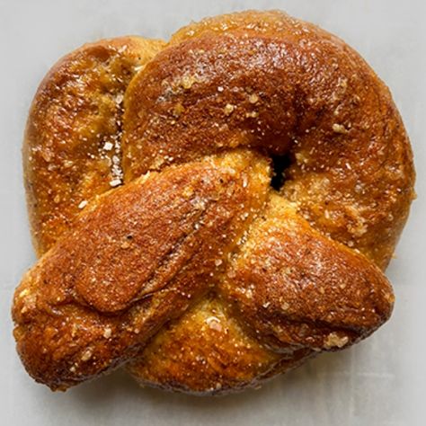 Old Bay Soft Pretzels — adapted from Caitlyn Jarvis Preakness Party, Pretzel Shape, Homemade Pretzels, Old Bay, White Lily, Soft Pretzels, Egg Wash, Preakness, White Lilies