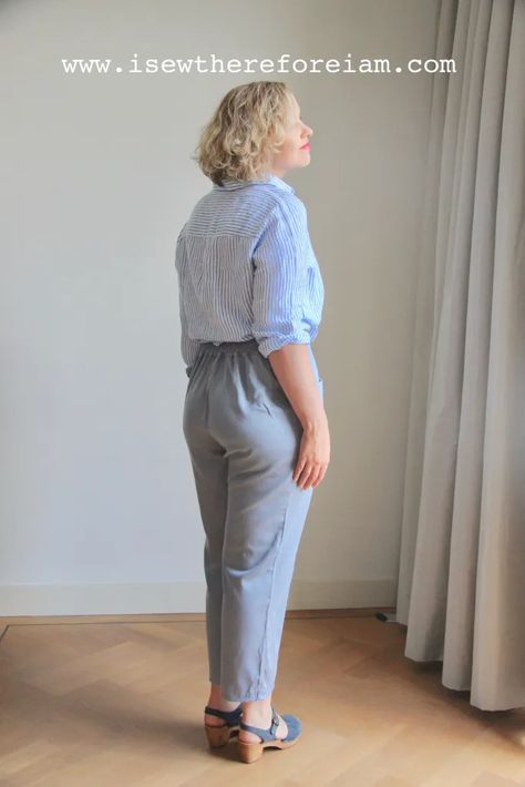 Closet Case Pietra Pants in Tencel Twill - I sew, therefore I am Pietra Pants Closet Case, Pietra Pants, Garment Sewing, Patterned Jeans, Elevated Basics, Sewing Skills, Tapered Pants, Pair Of Pants, Top Stitching