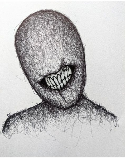 Sinister Face Drawing, Evil Faces Drawing, Creepydrawing Ideas, Horror Pen Art, Scary Pen Art, Creepy Pen Drawings, Terrifying Drawing, Horror Artwork Drawings, Horror Artwork Creepy Dark Art