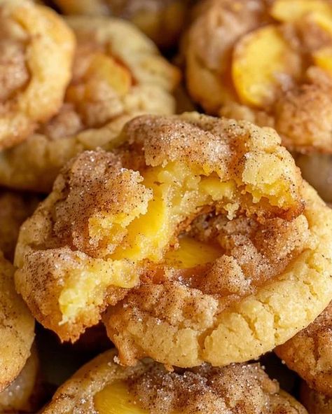 Recipes Tower, Peach Cobbler Cookies, Peach Cookies Recipe, Cobbler Cookies, Optimal Recipes, Peach Cobbler Muffins, Fresh Peach Recipes, Peach Cookies, Peach Dessert Recipes