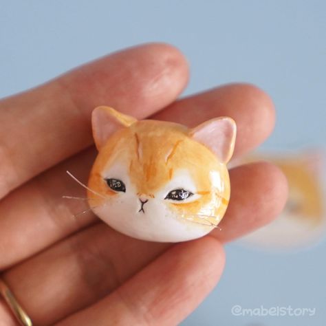 A special request for this smaller cat magnet is to have its eyes sparkle more 🤩 good reason to use my stash of micro glitters! #handmade #airdryclay #miniature #miniatureclay #custommade #customorder #giftideas #handmadefridgemagnet #catlovergift #pawrentgifts #furbabygift #catmemorial #catgifts #handmadecat Cat Clay Tutorial, Cat Magnet, Cat Clay, Polymer Clay Cat, Clay Cat, Air Clay, Hobby Ideas, Snoopy Images, Cat Memorial