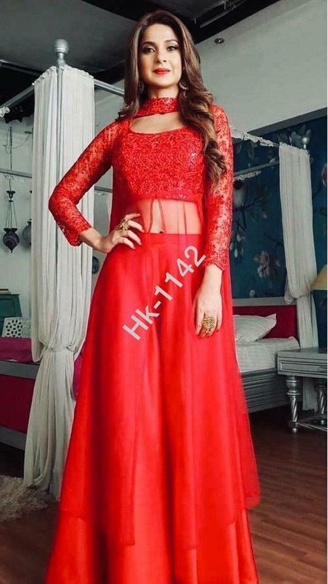 Suits Harvey, Red Colour Dress, Palazzo Style, Indian Gowns Dresses, Designer Kurtis, Kurti Designs Party Wear, Kurta Designs Women, Indian Gowns, Designer Party Wear Dresses