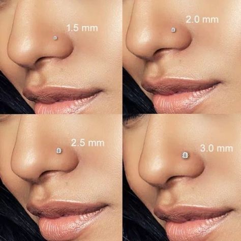 Small Nose Piercing, Nose Stud Sizes, Titanium Nose Stud, Nose Stud Piercing, Unique Nose Rings, Tiny Nose Studs, Wide Nose, Nose Piercing Stud, Nose Rings Studs