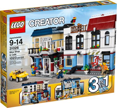 Click to close image, click and drag to move. Use arrow keys for next and previous. Lego Creator Sets, Red Bike, Cafe Branding, Lego Toys, Auto Repair Shop, Building Instructions, Buy Lego, Lego Creator, Lego Instructions