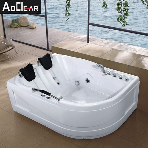 Aokeliya Smart Soaking Tub 2 Person Acrylic Corner Free Standing Bathtubs Whirlpools Massage - Buy Acrylic Corner Bathtub,Bathtubs Whirlpools Massage,Free Standing Bathtub Product on Alibaba.com Bathtub Jacuzzi, Spa Bath Tub, Jet Bathtub, Modern Bathtubs, Massage Bathtub, Jacuzzi Bathtub, Spa Bathtub, Indoor Spa, Jetted Bath Tubs