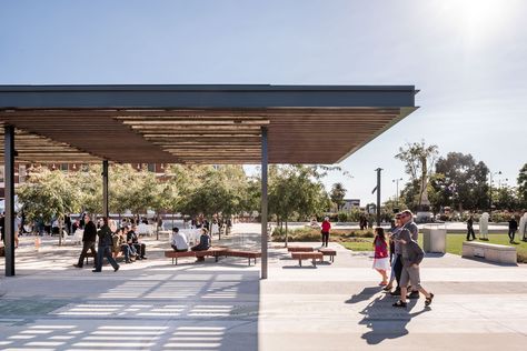 Midland Railway Square - Place Laboratory Urban Village, Public Space Design, Longbow, Architecture Collage, Public Realm, Industrial Park, Architecture Poster, Outdoor Market, Shade Structure