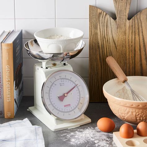 typhoom-farmhouse-kitchen-scale-alt-1221 Just Pies, French Sauces, Vintage Inspired Kitchen, Cooking Sweet Potatoes, Digital Kitchen Scales, Living Kitchen, Food Scale, Inflammatory Foods, Stainless Steel Bowl