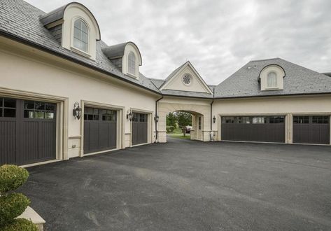 6 car garage - could definitely use that 6 Car Garage, Sports Court, Garage Exterior, Pool Pool, Mansion Floor Plan, Garage House Plans, Mansion Interior, Mansions Luxury, Mansions Homes