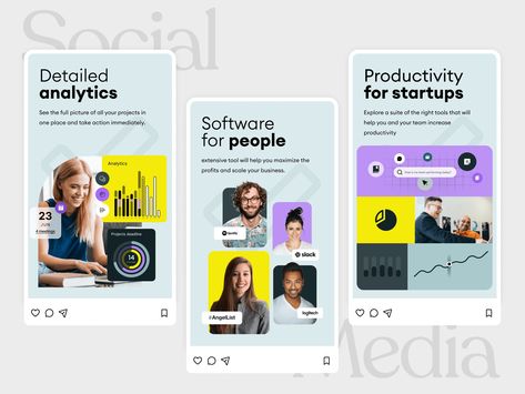 Saas Social Media Post, Saas Social Media Design, Saas Social Media, Creative Social Media Design, Paid Media, Social Media Ads, Paid Social, Graphic Ideas, Graphic Design Ads