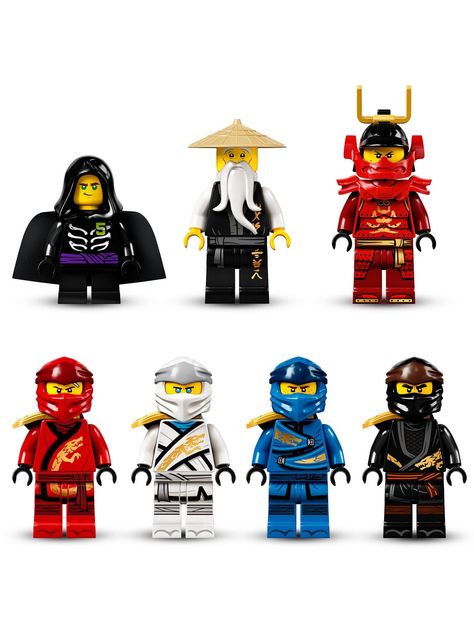 Lego Ninjago Minifigures, Rock Climbing Party, The Lego Ninjago Movie, Ninja Action Figures, Ninja Training, Ninjago Lego, Lego Ship, Lego Custom Minifigures, Classic Lego