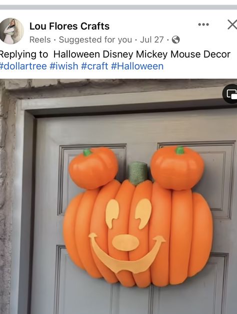 Disney Halloween Crafts, Disney Halloween Diy, Family Themed Halloween Costumes, Disney Fall, Disney Halloween Decorations, Disney Halloween Parties, Themed Halloween Costumes, Easy Diy Halloween Decorations, Mickey Pumpkin