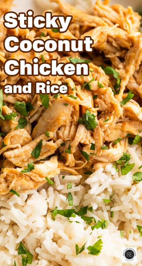 Coconut Lime Chicken, Chicken With Rice, Rice Dinner, Coconut Chicken, Turkey Dishes, Coconut Rice, Chicken And Rice, Coconut Recipes, Chicken Dishes Recipes