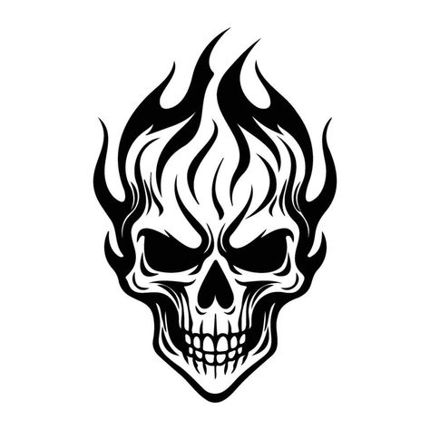 Skull Flames Drawing, Skull On Fire Tattoo, Demon Skull Tattoo Design, Anubis Helmet, Skull Tattoo Drawing, Skull With Flames, On Fire Tattoo, Seven Deadly Sins Tattoo, Skull On Fire