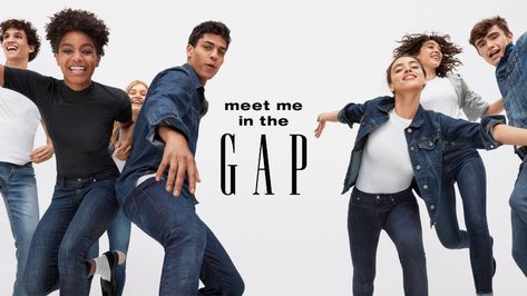 Gap — Meet Me in the Gap – YARD NYC Gap Ads, Denim Photoshoot, Gap Style, Campaign Photography, Group Photography, Campaign Fashion, Creative Company, Fall Denim, Beauty Shots