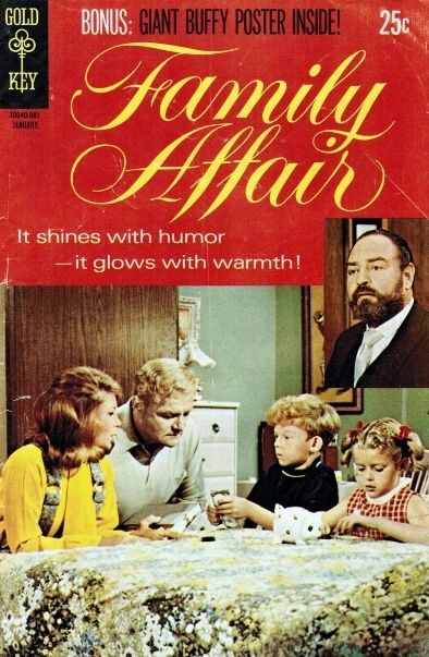 Family Affair TV Show 1966 | Family Affair (1966 - 1971) provided gentle laughter and an occasional ... Family Affair Tv Show, Johnny Whitaker, Vintage Literature, June Allyson, Brian Keith, Dell Comic, Cartoon Books, Tv Land, Gold Key