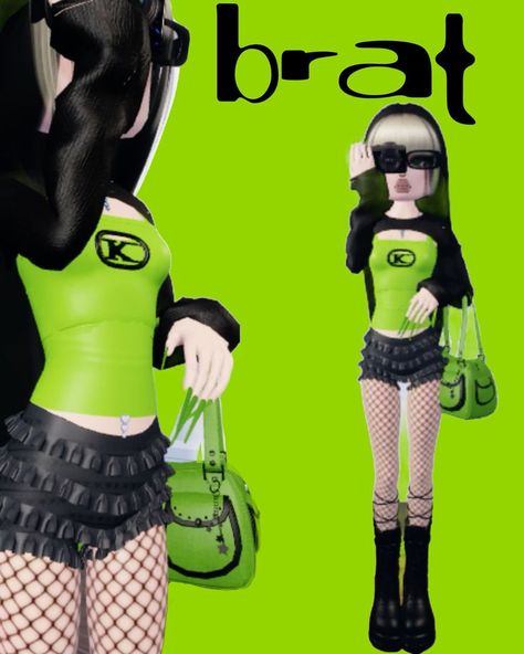 charli xcx brat - Ecosia - Images Charlie Xcx Dress To Impress, Brat Outfits Dti, Brat Update Dti, Brat Dti Update, Charli Xcx Dress To Impress, Brats Dress To Impress, Dti Theme Brat, Charlixcx Brat Outfit, Dress To Impress Theme Brat