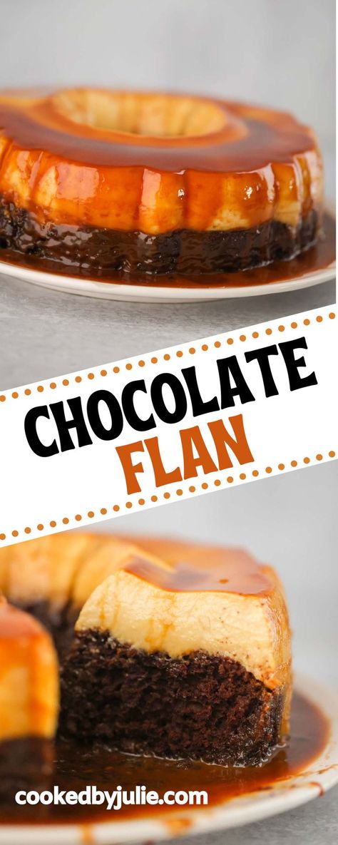 Chocoflan Cake Recipe, Easy Chocoflan Recipe, Flancocho Recipe, Chocolate Flan Recipe, Creamy Flan, Chocolate Flan Cake, Chocoflan Cake, Impossible Cake, Choco Flan