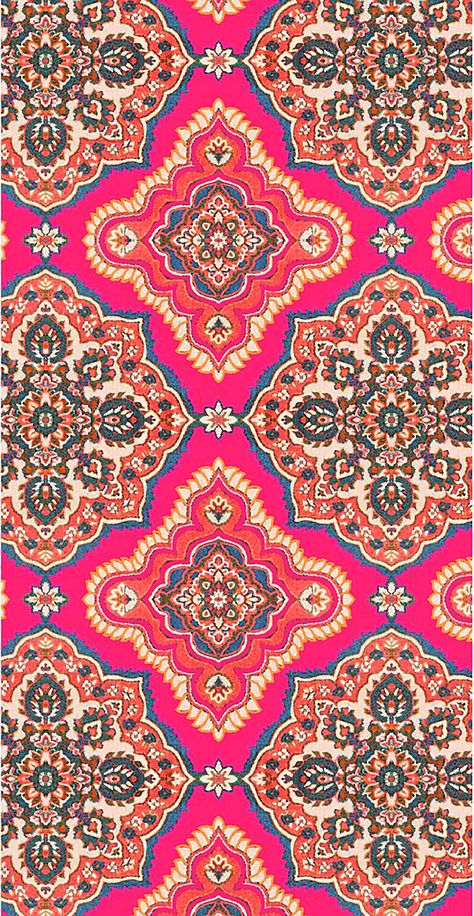 Bandhani Print Pattern, Mughal Patterns, Textile Pattern Design Fashion, Timur Tengah, Mandala Wallpaper, Graphic Design Cards, Textile Prints Design, Islamic Art Pattern, Textile Pattern Design