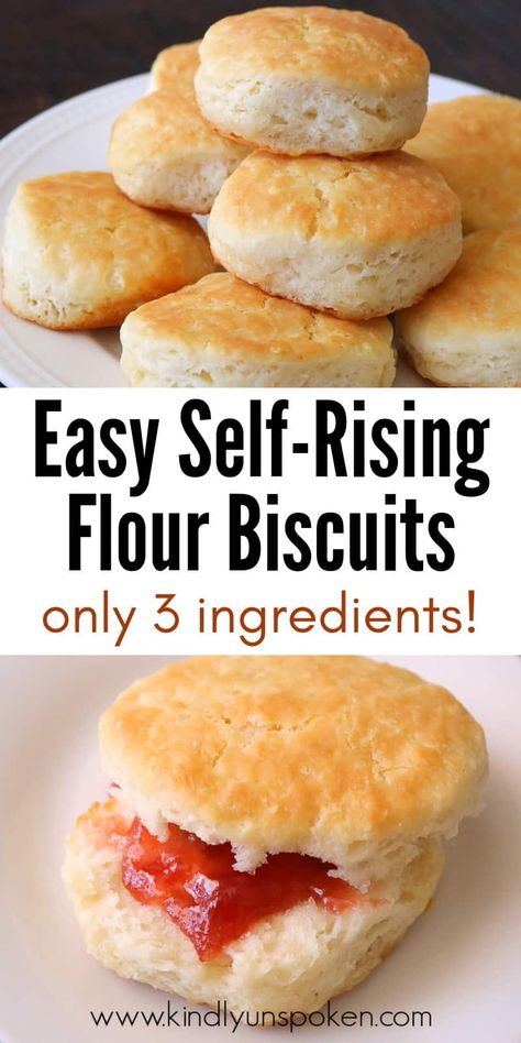 Non Buttermilk Biscuits, Homemade Biscuits Self Rising Flour, Bread Flour Biscuits, Homemade Biscuits With Milk, Homemade Buiscits Recipes No Buttermilk, Self Rising Bread Recipes, Biscuit Recipe Self Rising Flour, Selfrisingflour Biscuits, Easy Biscuit Recipe Without Buttermilk