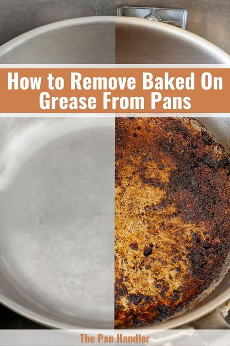 Clean Pans, Cleaning Grease, Cleaning Pans, Cleaning Baking Sheets, Grease Remover, Clean Baking Pans, Baking Soda Vinegar, Oven Pan, Aluminum Pans