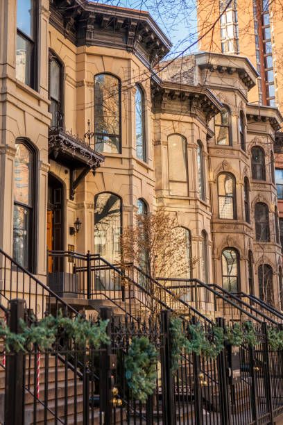 98 Chicago Brownstone Stock Photos, High-Res Pictures, and Images - Getty Images Brownstone Chicago, Chicago Brownstone, Chicago Townhouse, Moving To Chicago, Brooklyn Brownstone, San Francisco Style, Chi Town, Portrait Photography Men, Town House