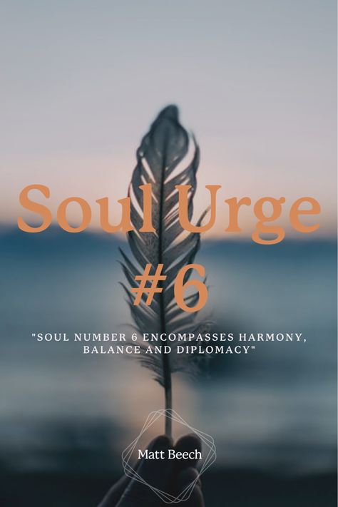 Soul Urge Number 6 means your soul wants to express itself through generosity, care and helping others. 6s will bare huge sacrifices for their loved ones, making them an exceptional display of humanity. Discover how this will affect your career and relationships here. #numerology #soulurge #spirituality #mysticism Number 6 Meaning, Numerology Meanings, Numerology 6, Soul Urge Number, Life Path 11, Numerology Birth Date, Math Formula Chart, Expression Number, Relationship Compatibility