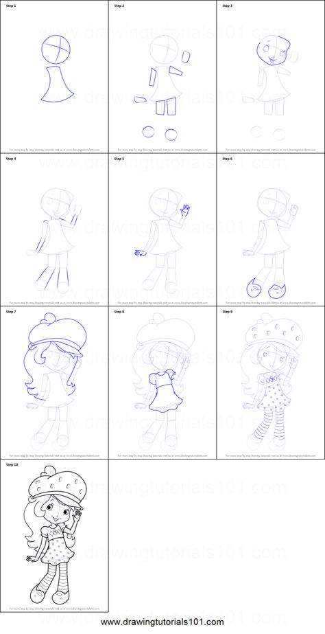 Strawberry Shortcake is the lead protagonist of the series and she is the 'unofficial' princess of the Starwberryland Draw Strawberry Shortcake, How To Draw Wolverine, Draw Strawberry, Teen Gohan, Christian Drawings, Whiteboard Art, Cartoon Body, Drawing Superheroes, Wolverine Art