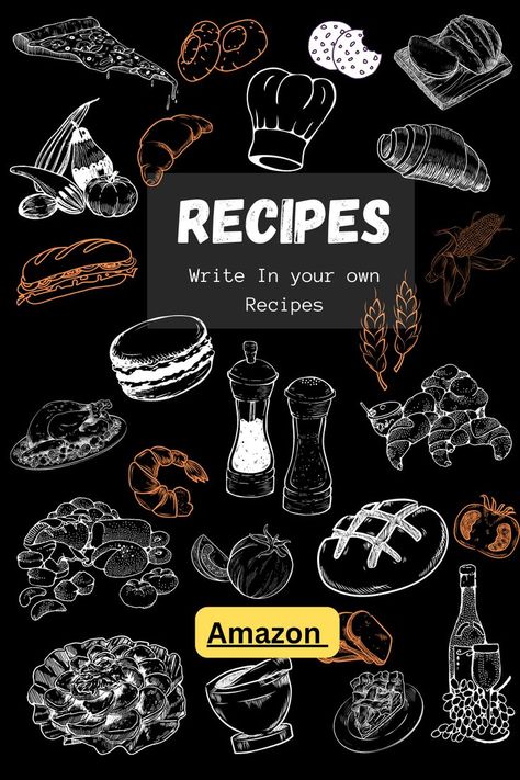 If you love cooking and discovering new recipes, but after writing them down you always end up forgetting where you put them, this awesome and perfectly organized blank cookbook is just for you! Each Recipe page includes Recipe Number, Recipe Name, Prep Time, Number of Servings, Cook Time, Ingredients, Instructions and Notes which makes it easy to write down your most loved recipes Blank Cookbook, Perfectly Organized, Recipes Book, Recipe Page, Food Names, Food Writing, Cookbook Recipes, Recipe Book, Lovely Gift