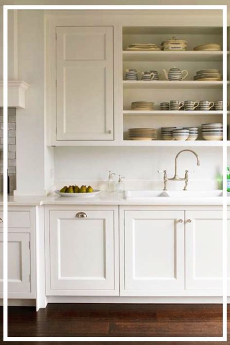 Shaker Style Kitchen Cabinets, Shaker Kitchen Design, Shaker Style Kitchen, Model Dapur, Kitchen Cabinet Trends, Interior Dapur, Shaker Style Cabinets, Kabinet Dapur, Shaker Kitchen Cabinets