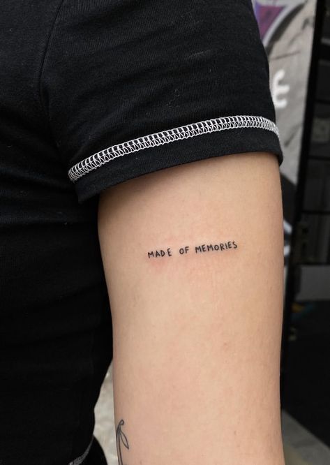 Tato Minimal, Pola Tato, Phrase Tattoos, Lyric Tattoos, Handpoke Tattoo, Small Pretty Tattoos, Petite Tattoos, Poke Tattoo, Classy Tattoos