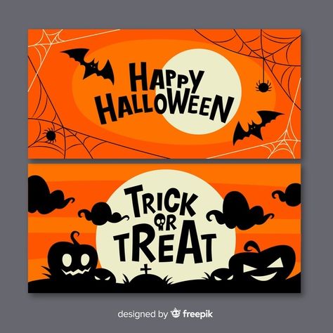 Sac Halloween, Halloween Banners, Horror Font, Halloween 20, Halloween Banner, Halloween Poster, Halloween 2020, Halloween Trick Or Treat, Free Halloween