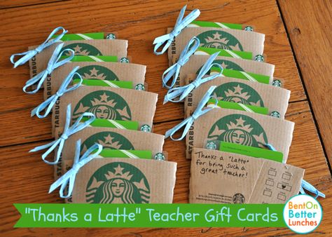 Thanks a Latte teacher gift card holders . These were fun & simple to make! Could do a sprig of holly & red ribbon for Christmas Ways To Give Gift Cards, Unique Gift Card Holder, Gift Card Presentation, Gift Card Holder Diy, Teachers Appreciation, Teacher Gift Card, Unique Gift Cards, Cars Ideas, Thanks A Latte