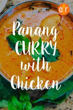 Panang Curry Soup, Thai Panang Curry Chicken, Chicken Panang Curry Recipe, Panang Curry Chicken, Panang Chicken, Panang Curry Recipe, Grilled Bell Peppers, Panang Curry, Meat Pies