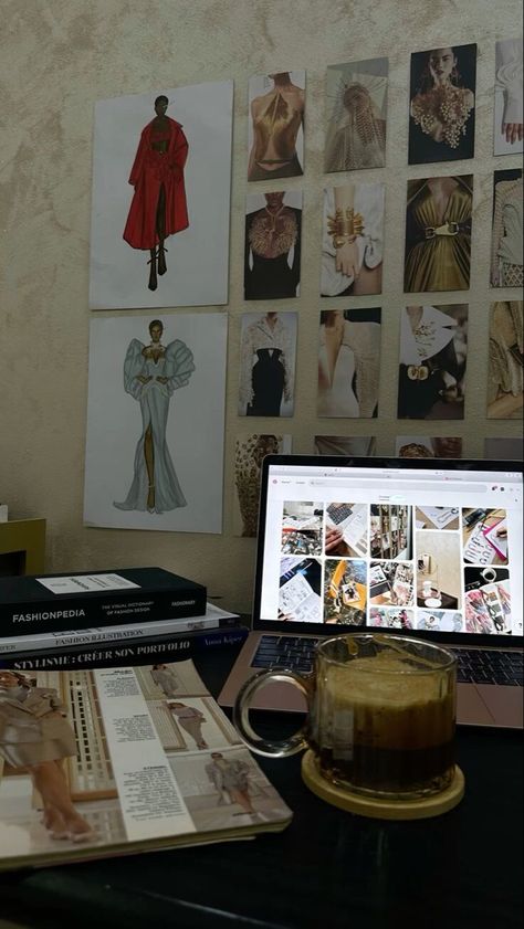 Fashion Making Aesthetic, Fashion Studies Aesthetic, Fashion Design Vision Board, Product Design Aesthetic, Design Astethic, Producing Aesthetic, Design Job Aesthetic, Fashion Illustration Aesthetic, Fashion Esthetics